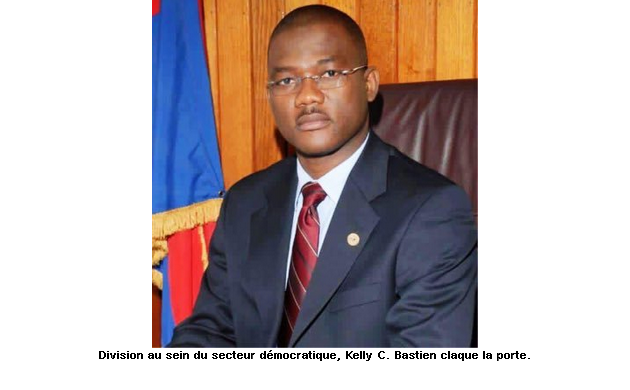 Division au sein du secteur démocratique, Kelly C. Bastien claque la porte